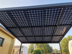 Hliníkový solární přístřešek SOLAR ENERGO2 s FVE - napojeno