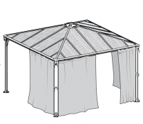 Moskytiera k altánu