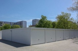 10 ks řadové garáže s omítkou a rovnou střechou Siebau GmbH 297x5960 cm
