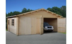 Dřevěné garáže s předsezónní nabídce