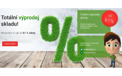 Výprodej skladů - slevy až 61%