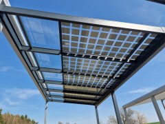 Hliníková solární pergola SOLAR ENERGO s FVE - ostrovní