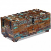 vidaXL Konferenční stolek truhla, masivní recyklované dřevo 80x40x35 cm