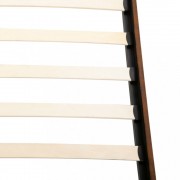 vidaXL Postel s matrací z paměťové pěny umělá semišová kůže 160x200 cm