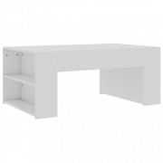 vidaXL Konferenční stolek bílý vysoký lesk 100x60x42 cm dřevotříska