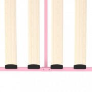 vidaXL Rám denní postele růžový kov 90 x 200 cm