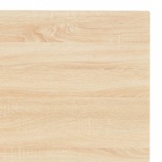 vidaXL PC stůl bílý a dubový odstín 120 x 60 x 70 cm