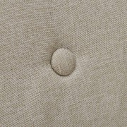 vidaXL Jídelní židle 6 ks béžové textil a masivní dubové dřevo