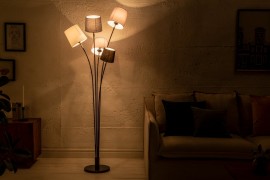 Stojací lampa LANSING Dekorhome