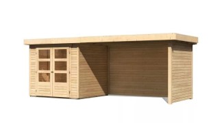 Dřevěný zahradní domek ASKOLA 2 s přístavkem 280 Dekorhome