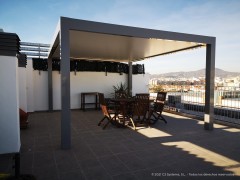 Bioklimatická pergola SEESKY samostatně stojící