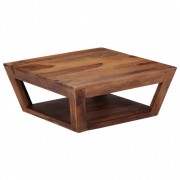 vidaXL Konferenční stolek 70 x 70 x 28 cm masivní sheesham
