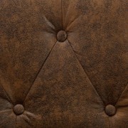 vidaXL Sedací souprava Chesterfield 3 ks textil hnědá semišový vzhled