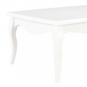 vidaXL Konferenční stolek bílý 110 x 60 x 40 cm masivní borové dřevo