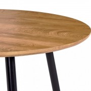 vidaXL 3dílný jídelní set plast černý