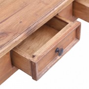 vidaXL Psací stůl se zásuvkami 117x57x57 cm masivní recyklované dřevo