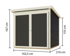 Zahradní kůlna FAHRRADGARAGE Dekorhome