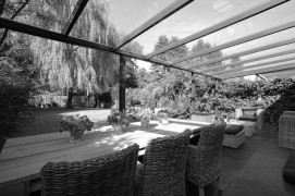 Hliníková pergola POLLUX se sklem