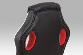 Kancelářská židle KA-V505 RED červená / černá / bílá Autronic