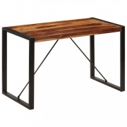vidaXL Jídelní stůl 120 x 60 x 76 cm masivní sheeshamové dřevo