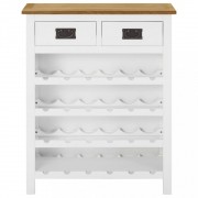vidaXL Skříňka na víno 72 x 32 x 90 cm masivní dubové dřevo