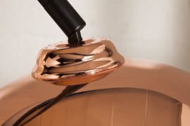 Stojací lampa BANGUI 170 - 210 cm Dekorhome