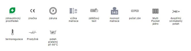 Taštičková matrace 1+1 Austin Air Geltouch Tropico