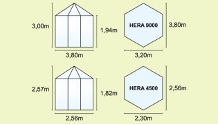 Zahradní pavilon HERA 4500 Dekorhome