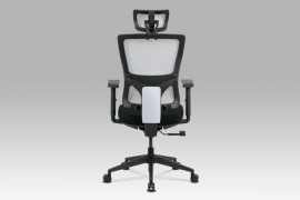 Kancelářská židle KA-M04 WT černá/ bílá Autronic