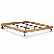 vidaXL Rám postele, tvrdé mangovníkové dřevo, 180x200 cm