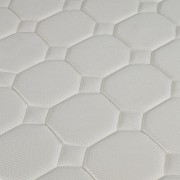 vidaXL Postel s matrací bílá umělá kůže 180 x 200 cm