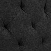 vidaXL Postel s matrací z paměťové pěny tmavě šedá textil 140x200 cm