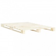 vidaXL Rám postele z palet masivní borovice 140 x 200 cm