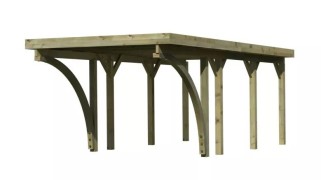 Dřevěný přístřešek / carport CLASSIC 2C Dekorhome