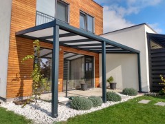 Hliníková pergola POLLARD s polykarbonátem