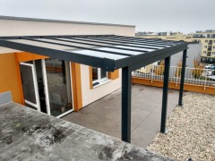 Hliníková pergola POLLUX se sklem