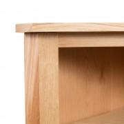 vidaXL Rohová polička 59 x 36 x 100 cm masivní dubové dřevo