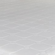 vidaXL Postel s matrací bílá umělá kůže 180 x 200 cm