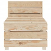 vidaXL 9dílná zahradní sedací souprava z palet dřevo