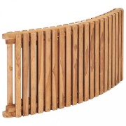Zahradní lehátko 2 ks s poduškami teak