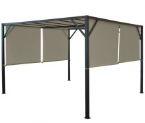 Pergola se stahovací střechou 4x3 m Dekorhome