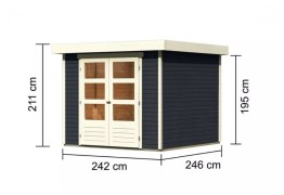 Dřevěný zahradní domek ASKOLA 3,5 Dekorhome