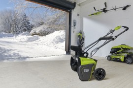 Ryobi RST36B51 aku 36 V bezuhlíková sněhová fréza