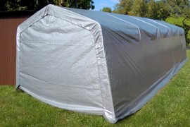 Garážový stan 3,6x9,8m šedá EKONOMY