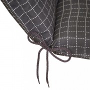 vidaXL Polstry na zahradní židle 6 ks 117x49 cm šedé