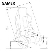Houpací herní křeslo GAMER