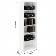 RIOMA TYP 01 VYSOKY REGAL  BIELA