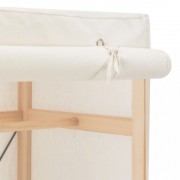 vidaXL Šatní skříň bílá 79 x 40 x 170 cm textil