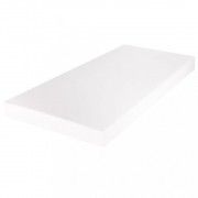 vidaXL Postel s matrací LED černá umělá kůže 180 x 200 cm