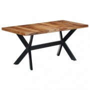 vidaXL Jídelní stůl 160 x 80 x 75 cm masivní sheeshamové dřevo